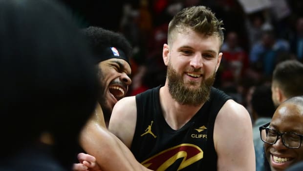 Closeup of Dean Wade smiling